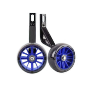 VOLTUS Kids Bicycle Training Wheels Smooth Quiet Rolling Reinforced Steel Bracket Stable Balance Support for 16/18/20 Inch Bikes - Blue