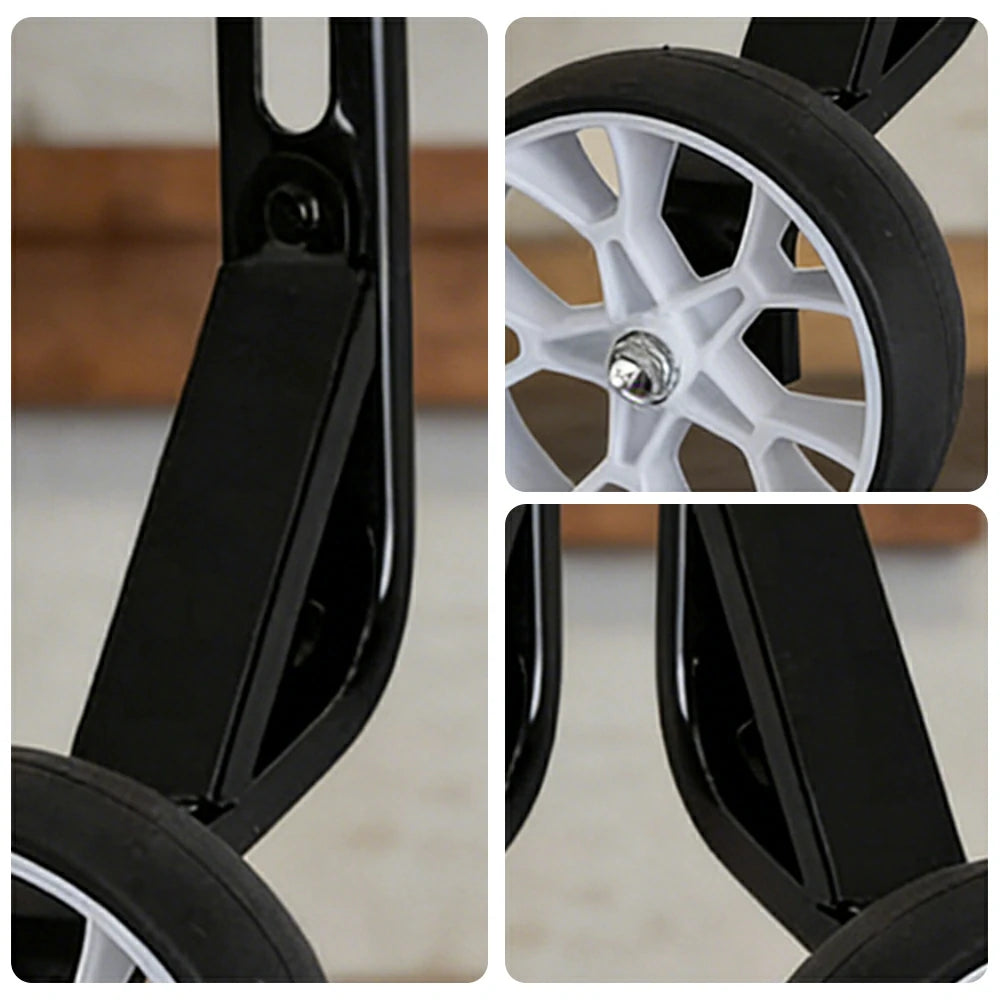 VOLTUS Bicycle Training Wheels Smooth Quiet Rolling Reinforced Steel Bracket Wide Wheel Balance Support for 16/18/20/22 Inch Bikes