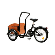 VOLTUS Kids Pet Tricycle Front Small Cargo Box 60kg Capacity Pet Outings & Light Cargo - Wood