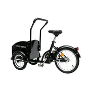 VOLTUS Kids Pet Tricycle Front Small Cargo Box 60kg Capacity Pet Outings & Light Cargo - Black