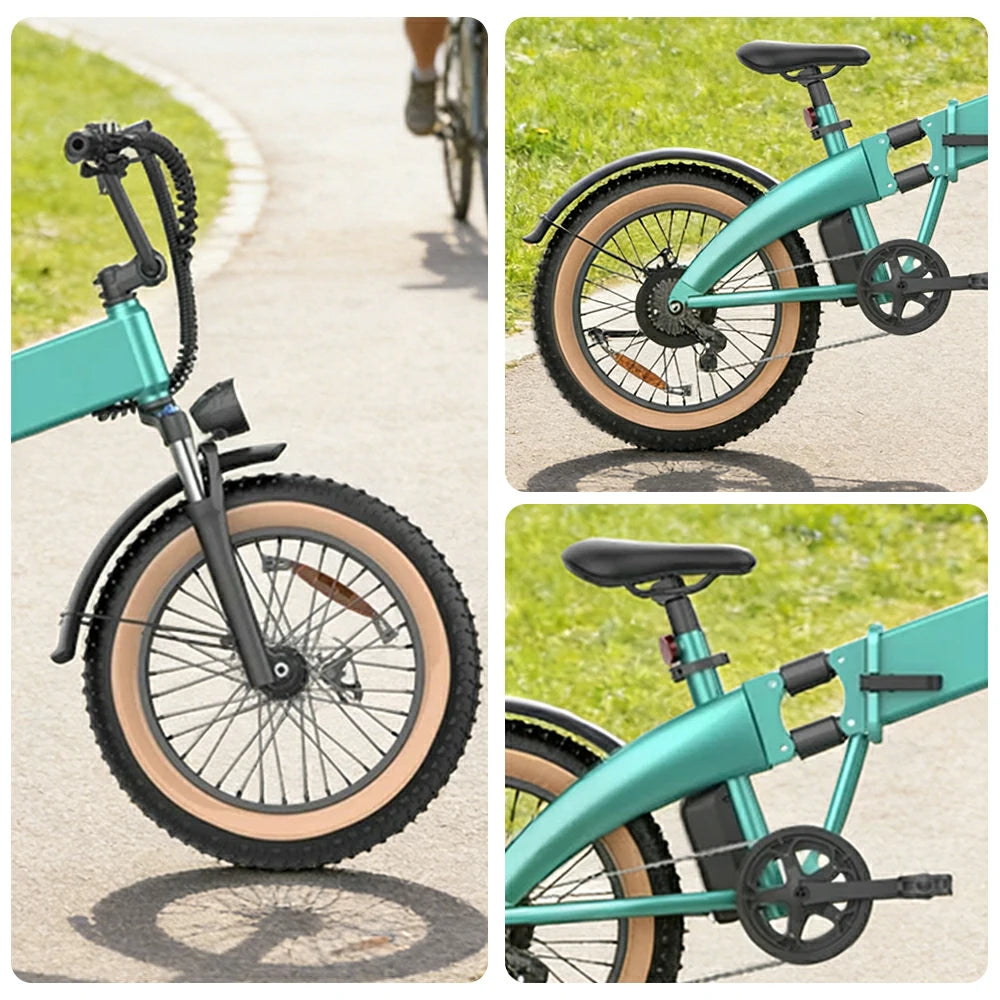 Leaf Living Foldable Electric Scooter, Dual Suspension, IPX4 Water Resistant, Steel Frame, Compact Travel Design