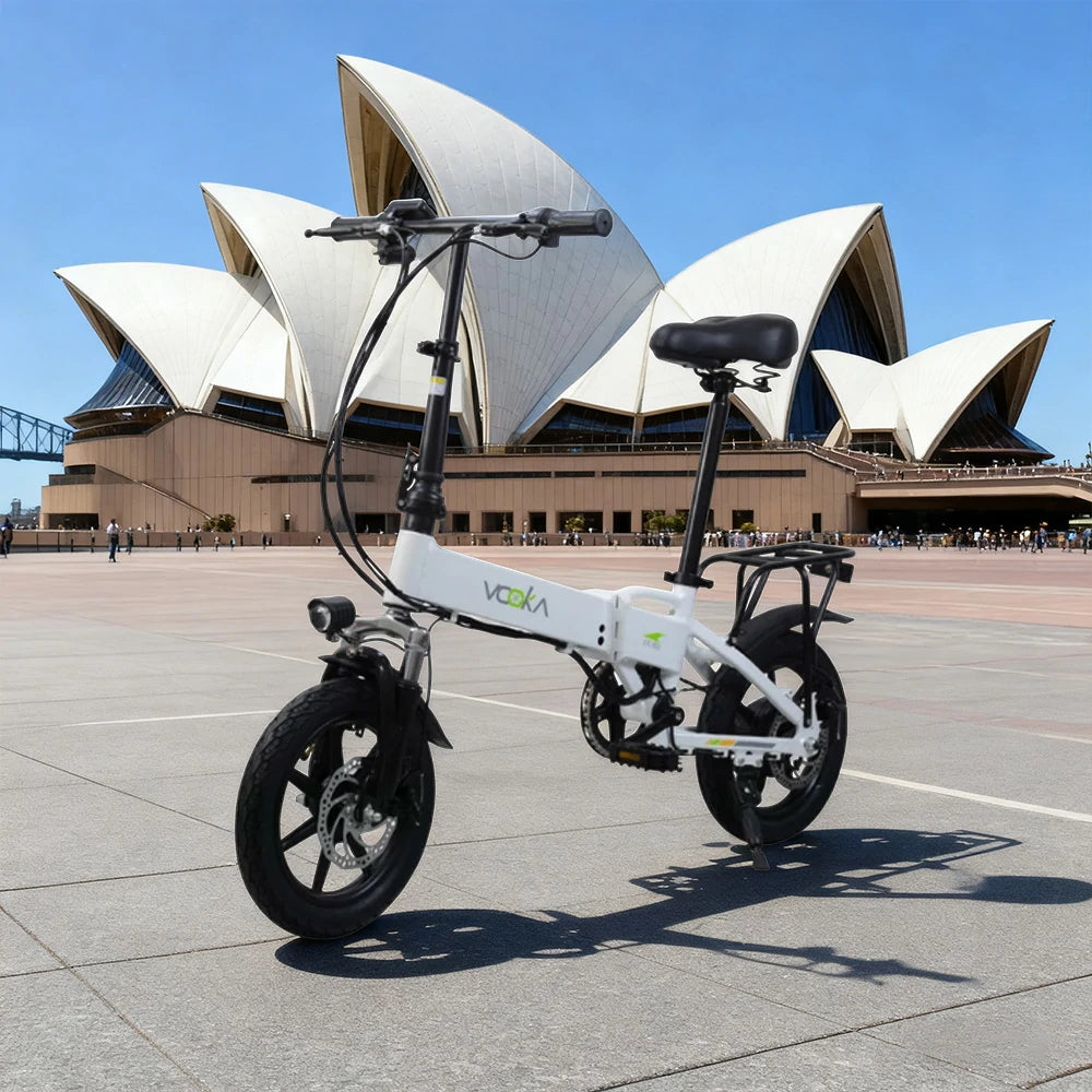 VOLTUS Electric Scooter 48V11A Battery Aluminum Frame 30km Electric, 70km Assisted, Ergonomic, Remote Unlock - White