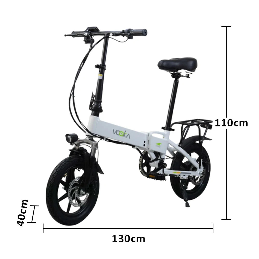 VOLTUS Electric Scooter 48V11A Battery Aluminum Frame 30km Electric, 70km Assisted, Ergonomic, Remote Unlock - White