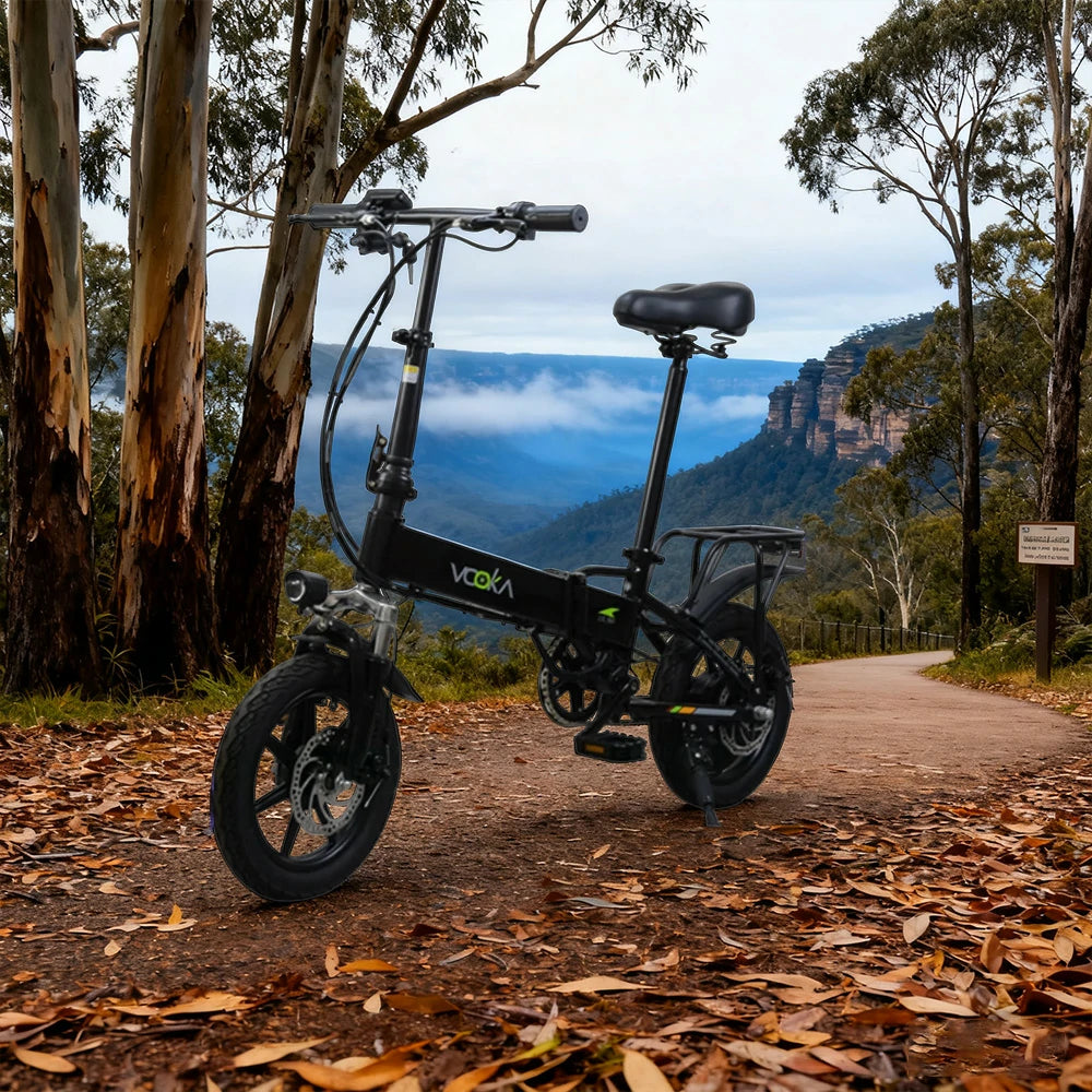 VOLTUS Electric Scooter 48V11A Battery Aluminum Frame 30km Electric, 70km Assisted, Ergonomic, Remote Unlock - Black