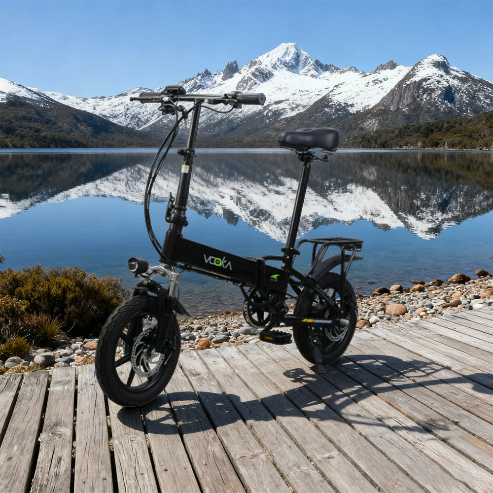 VOLTUS Electric Scooter 48V11A Battery Aluminum Frame 30km Electric, 70km Assisted, Ergonomic, Remote Unlock - Black