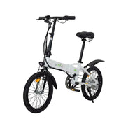 VOLTUS Electric Scooter 48V 5/7A Lithium Battery Aluminum Frame 20/25km Electric, 50/60km Assisted, Ergonomic, Remote Unlock - White