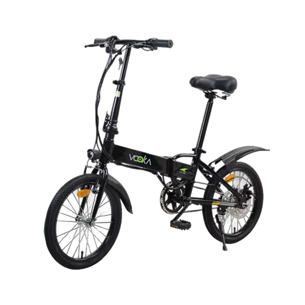 VOLTUS Electric Scooter 48V 5/7A Lithium Battery Aluminum Frame 20/25km Electric, 50/60km Assisted, Ergonomic, Remote Unlock - Black