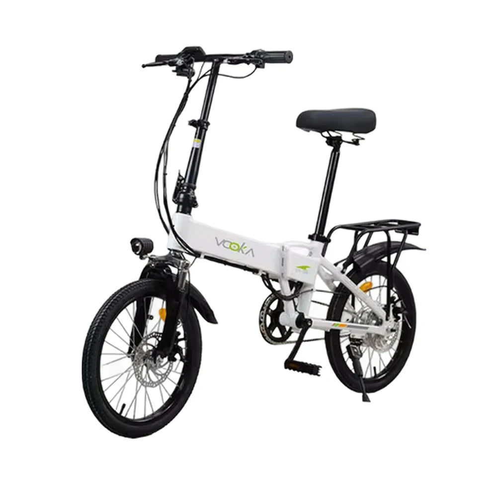 VOLTUS Electric Scooter 48V 7/11A Lithium Battery Aluminum Frame 30/40km Electric Range, 70/90km Assisted Range, Ergonomic Design - White