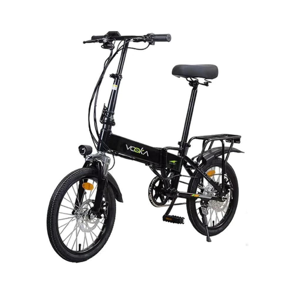 VOLTUS Electric Scooter 48V 7/11A Lithium Battery Aluminum Frame 30/40km Electric Range, 70/90km Assisted Range, Ergonomic Design - Black