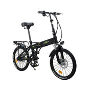 VOLTUS Electric Scooter 48V11A 20-inch Tires Lithium Battery Aluminum Frame 45km Electric Range, 100km Assisted Range, Ergonomic Design - Black