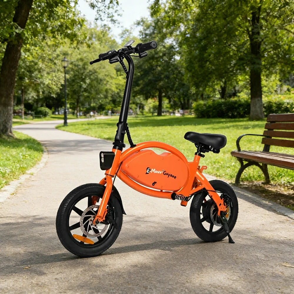 VOLTUS Electric Bike, 350W Brushless Motor, Dual Suspension, Carbon Steel Frame, Puncture-Resistant Tyres & Long-Range Battery