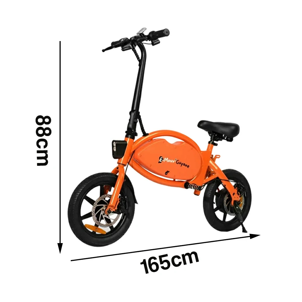 VOLTUS Electric Bike, 350W Brushless Motor, Dual Suspension, Carbon Steel Frame, Puncture-Resistant Tyres & Long-Range Battery