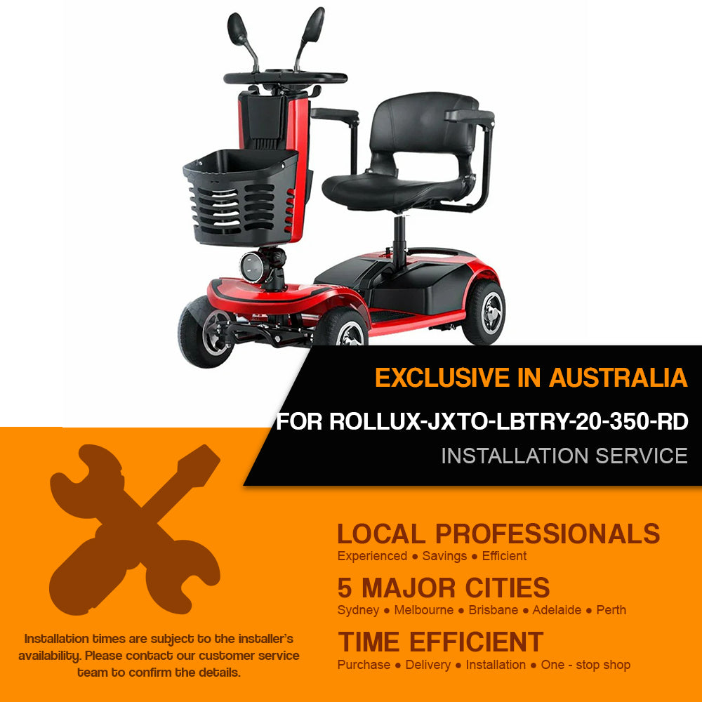 Installation Service For : ROLLUX-JXTO-LBTRY-20-350-RD