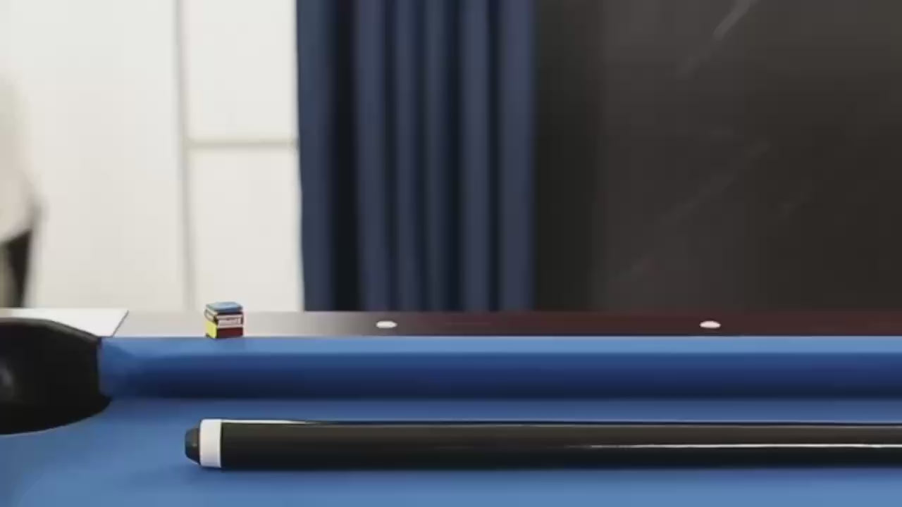 Load video: VERSA 4-IN-1 8FT Convertible Table Air Hockey, Pool Billiards, Dining, and Table Tennis for Billiard Game Rooms with Free Accessories - Black Felt