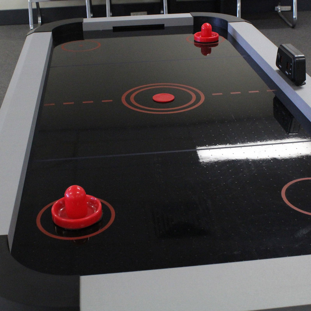 AH10 6FT Air Hockey Table Black