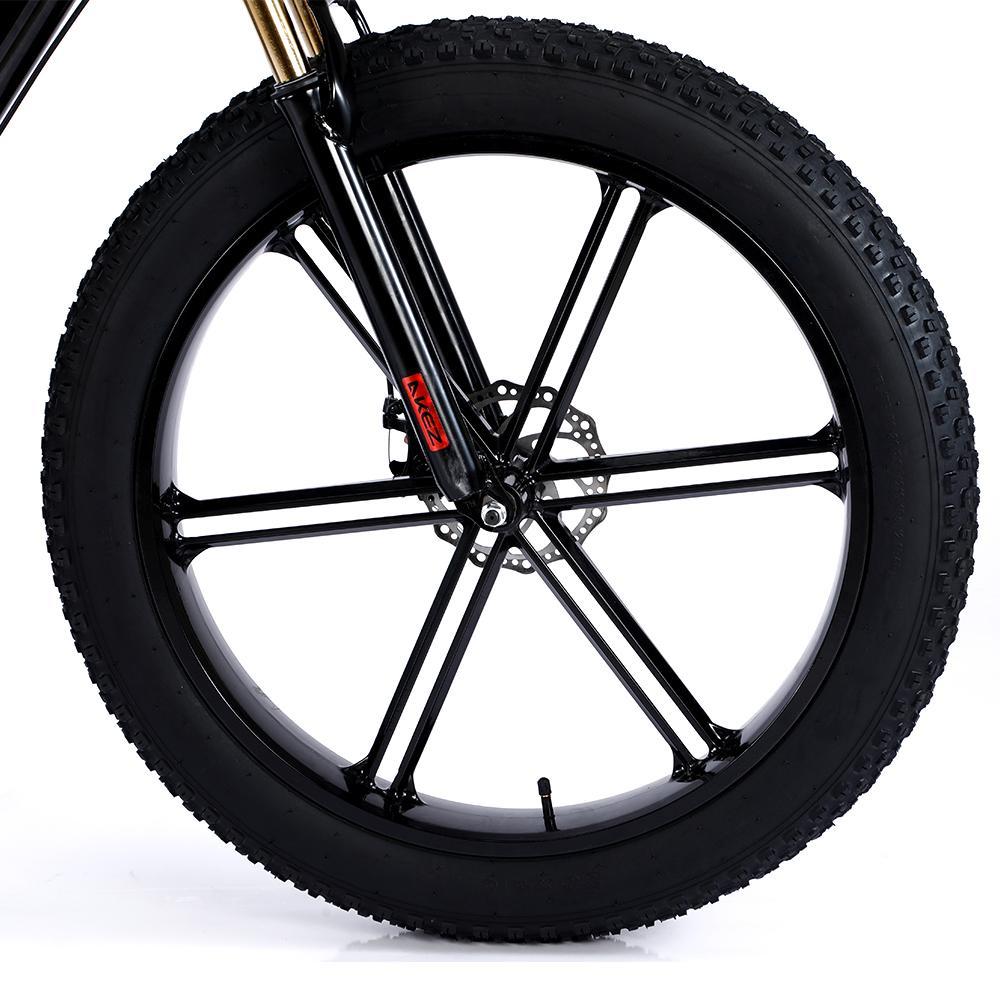 VOLTUS 750W 48V ML1P Snow Bicycle 26-inches Beach Electric Bike Motorized eBike Battery