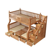 LIVARA 1.5m Solid Wood Frame Bunk Bed - Wood