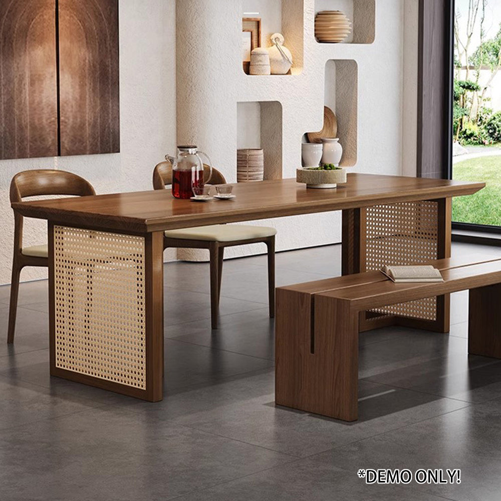 LIVARA 140/180/240CM Length Solid Wood Dining Table/Chair/Bench Pine Wood