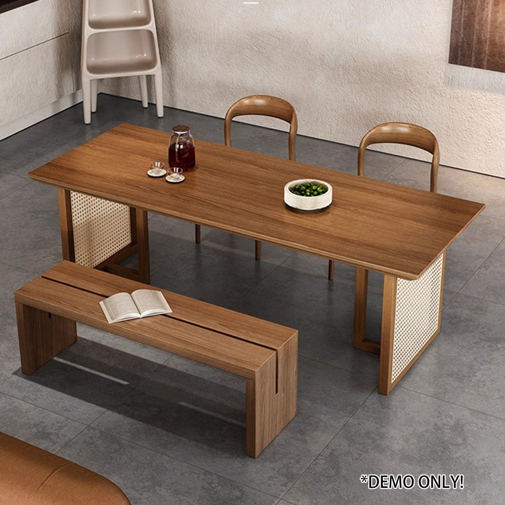 LIVARA 140/180/240CM Length Solid Wood Dining Table/Chair/Bench Pine Wood