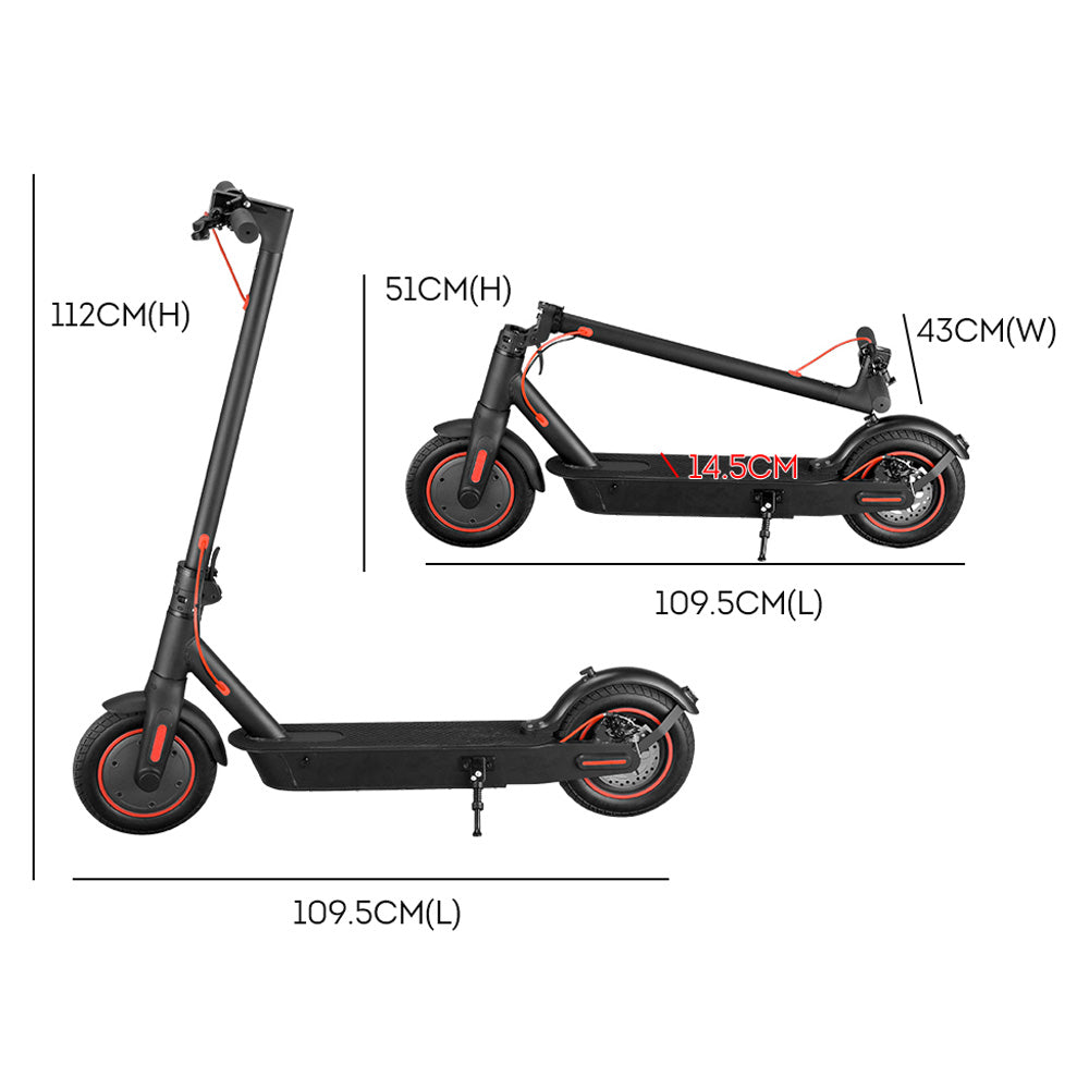 GLIDER M365 PRO Electric Scooter Foldable Motorised Scooter A11 - Black