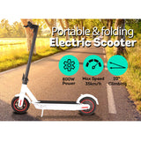 M365 MAX Electric Scooter Foldable Motorised Scooter White 10 Inches 50KM