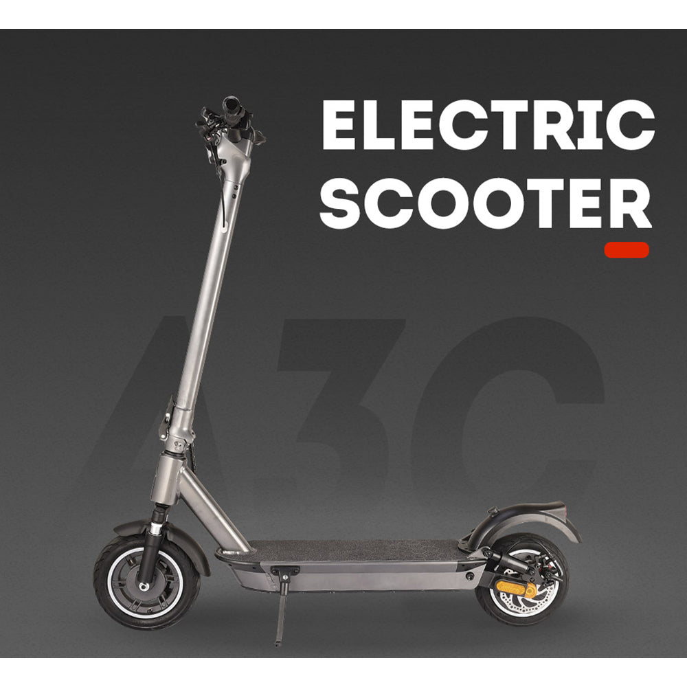 GLIDER A3C 1000W 48V 12.5AH Electric Scooter Foldable Portable E-Scooter - Titanium Grey