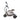 AKEZ Dudu3 500W 48V Foldable Electric Scooter High-Carbon Steel Frame - White