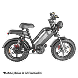 D70 48V 750W 20Ah 20*4 Inches Electric Bike Rekote Alarm