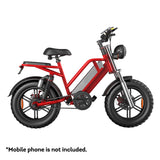 D70 48V 750W 20Ah 20*4 Inches Electric Bike Rekote Alarm