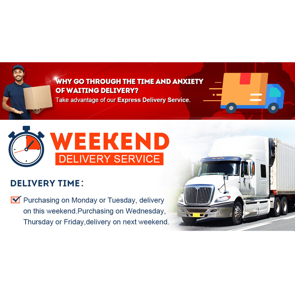 Weekend Delivery Service - SYD/MEL/BNE/ADL METRO ONLY