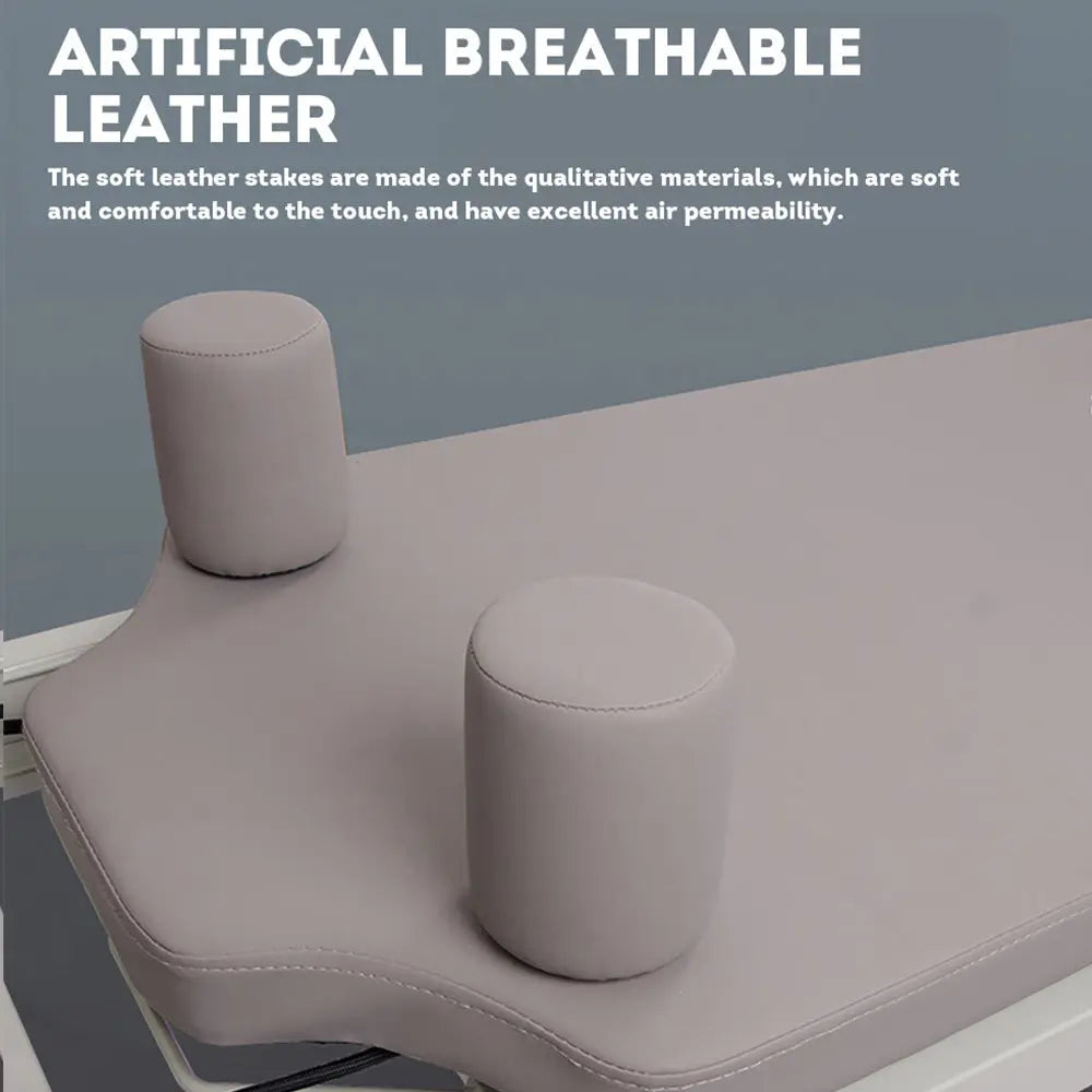 FLEXIO Multi-purpose Foldable Steel Frame Pilates Reformer Pilates Tables - Beige Home Gym