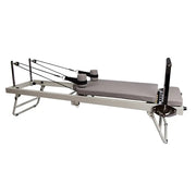 FLEXIO Multi-purpose Foldable Steel Frame Pilates Reformer Pilates Tables - Beige Home Gym