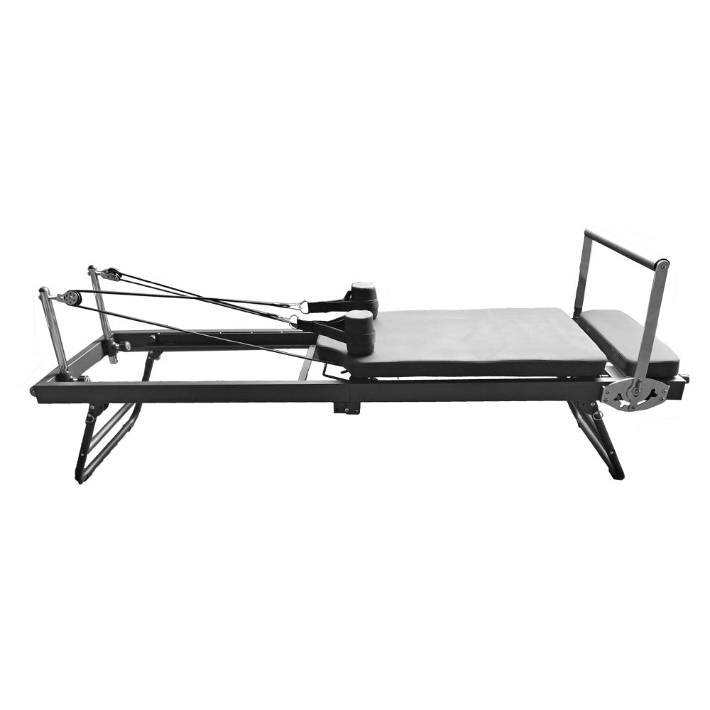 Multi-purpose Foldable Steel Frame Pilates Reformer Pilates Tables-Black