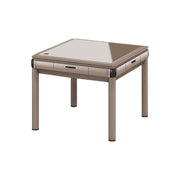 HEXJON Mute Dining Table PG/ Automatic Mahjong Table with Cover, Cup Holders, Ashtrays, Storage Boxes, and USB Charging