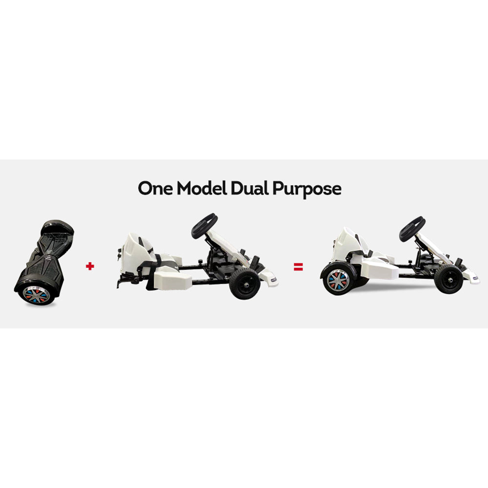 GLIDER 36V4A Electric Go Kart For Kids' Hoverboard Adjustable Frame