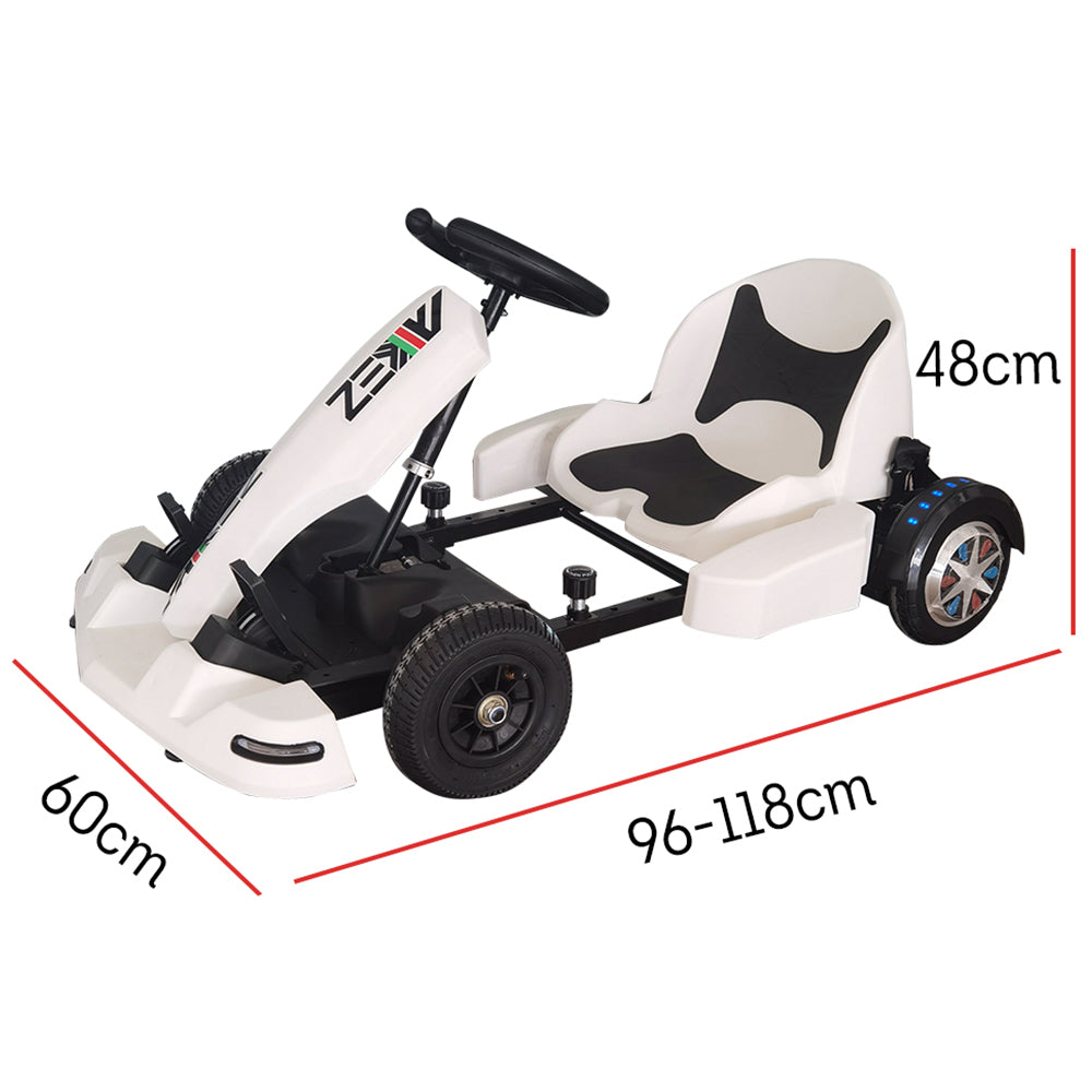 GLIDER 36V4A Electric Go Kart For Kids' Hoverboard Adjustable Frame