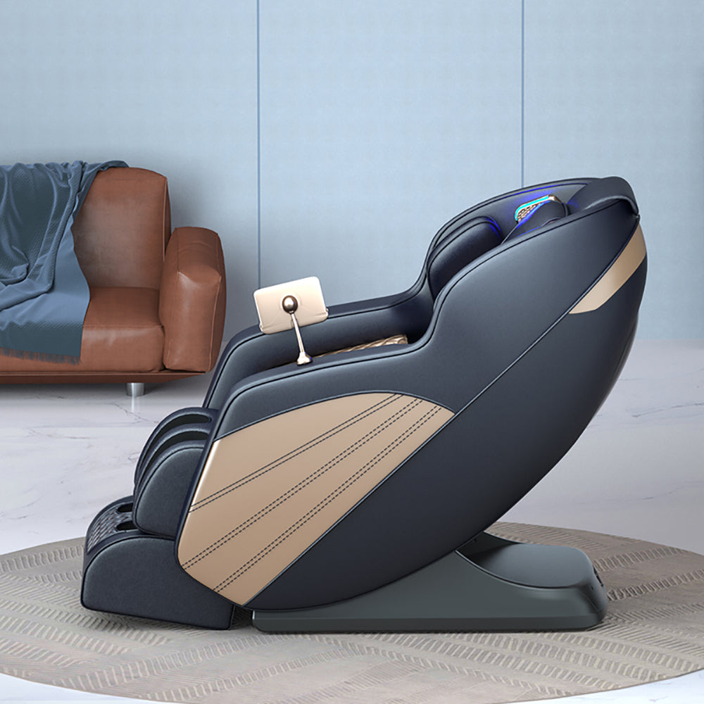 RELAXA- L27 SL Track Electric Massage Chair with Zero Gravity - Blue