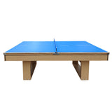 7FT 3-IN-1 Simple Modern Pool Table/Billards Table/Pingpong Table/Dining Table With Free Accessories