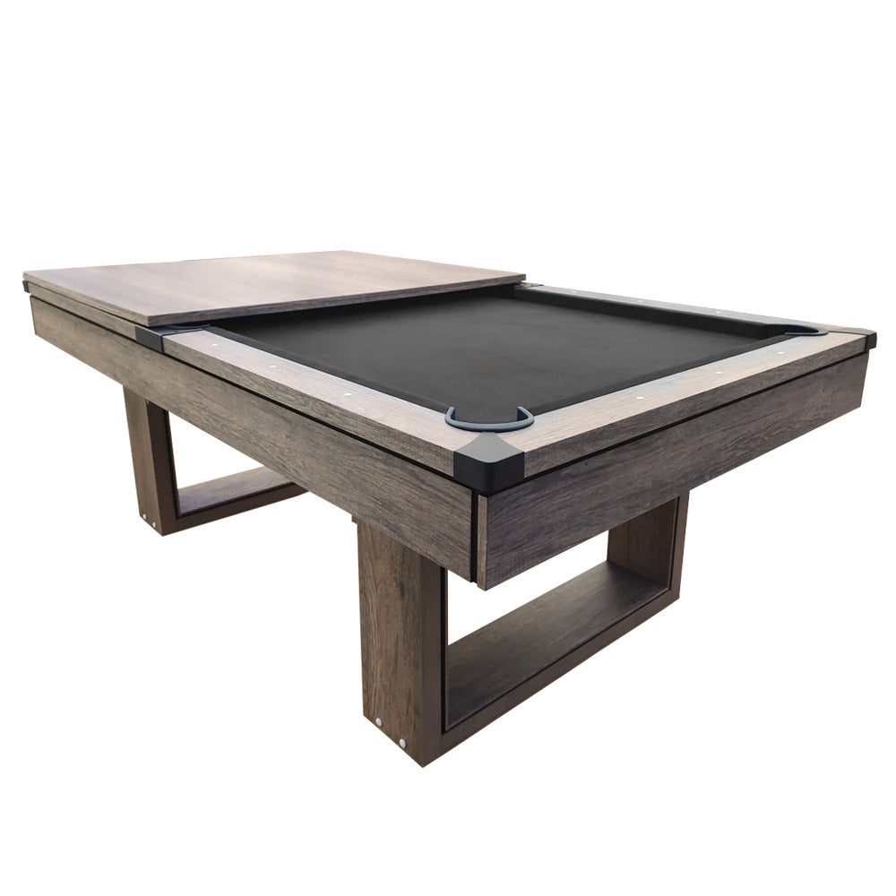 7FT 3-IN-1 Simple Modern Pool Table/Billards Table/Pingpong Table/Dining Table With Free Accessories