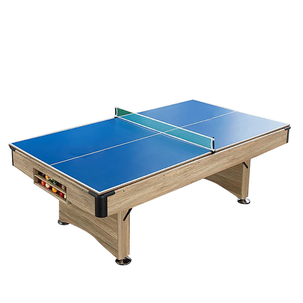 CUETIQ P038 8FT 3-IN-1 Foldable Pool Table Snooker Table Pool Table Billiards Game / Table Tennis Table / Dining Table