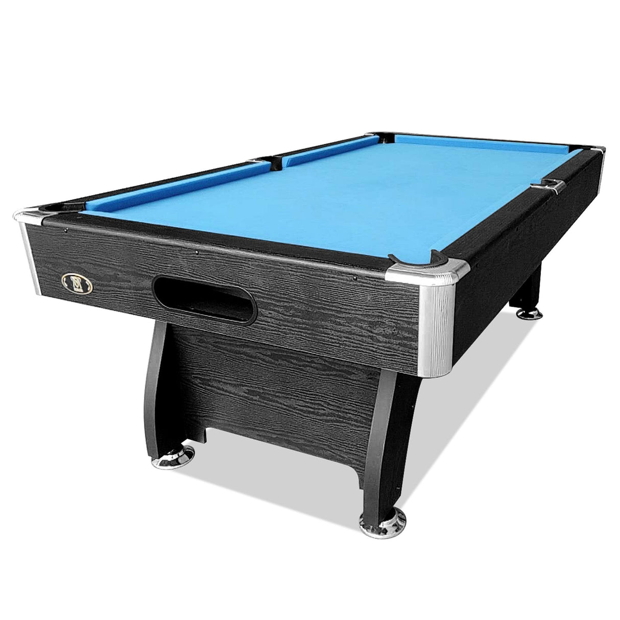 7FT MDF Pool Snooker Billiard Table With Accessories Pack, Black Frame