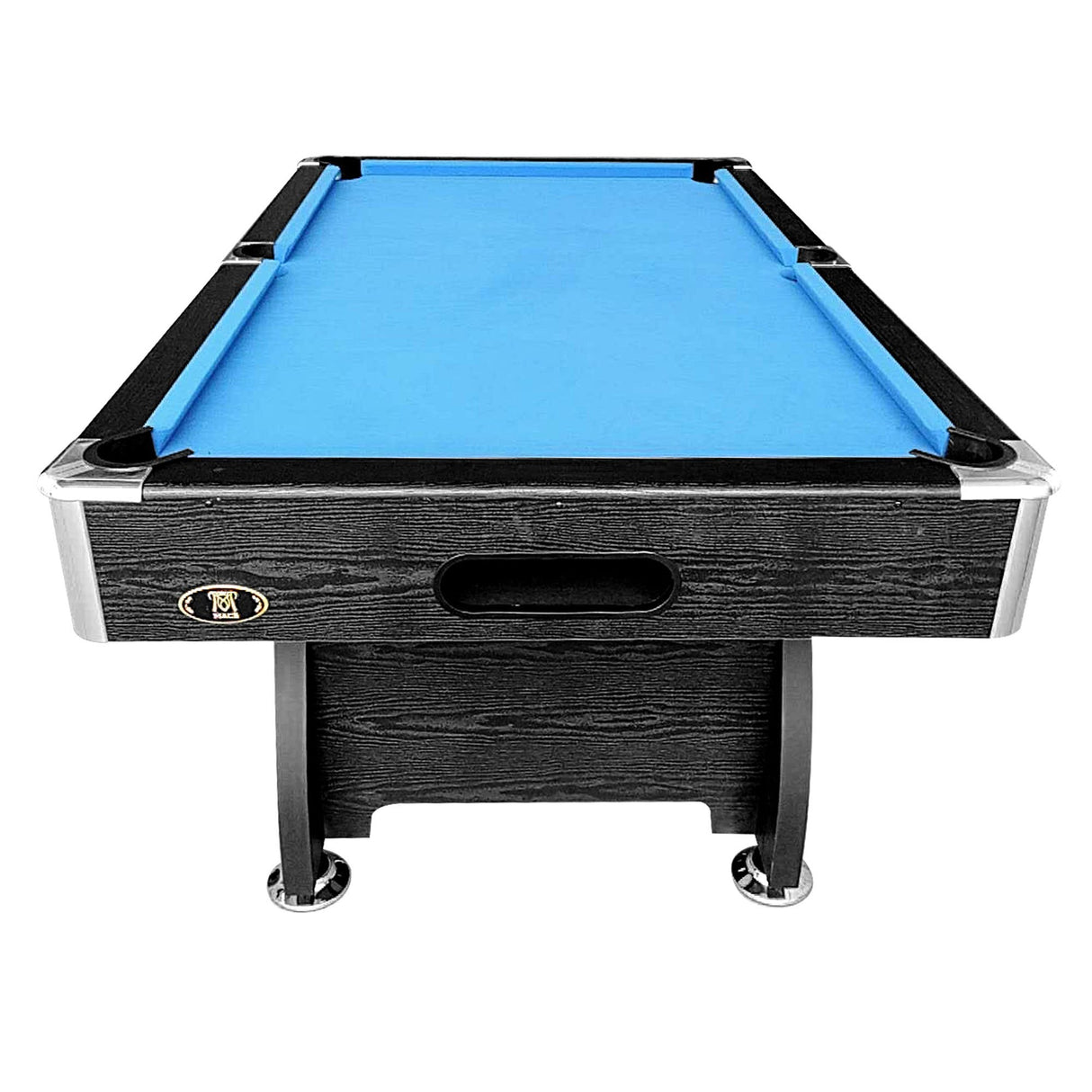 7FT MDF Pool Snooker Billiard Table With Accessories Pack, Black Frame