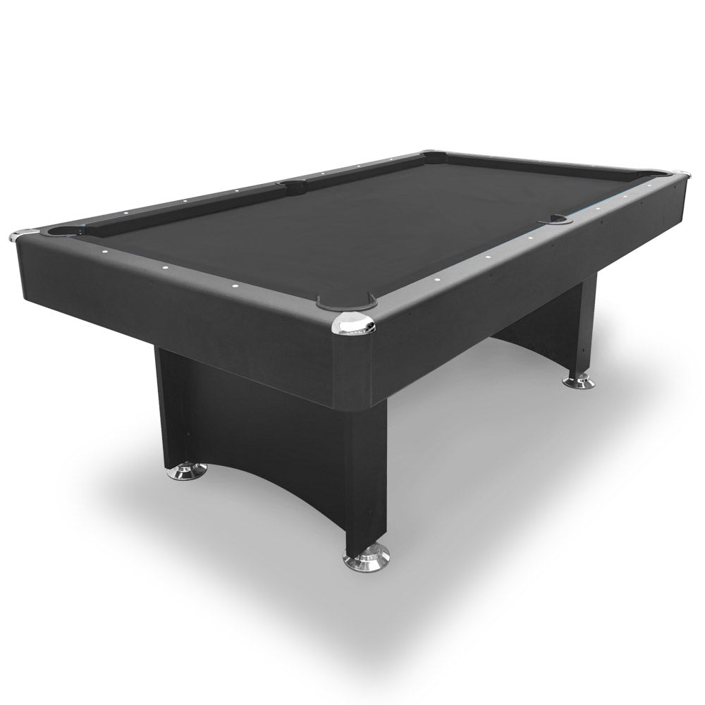 7FT Modern Design Pool Table Snooker Billiard Table Black Frame With Free Accessories