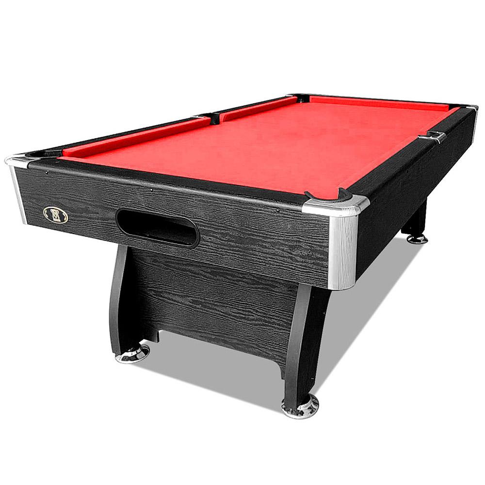 7FT MDF Pool Snooker Billiard Table With Accessories Pack, Black Frame