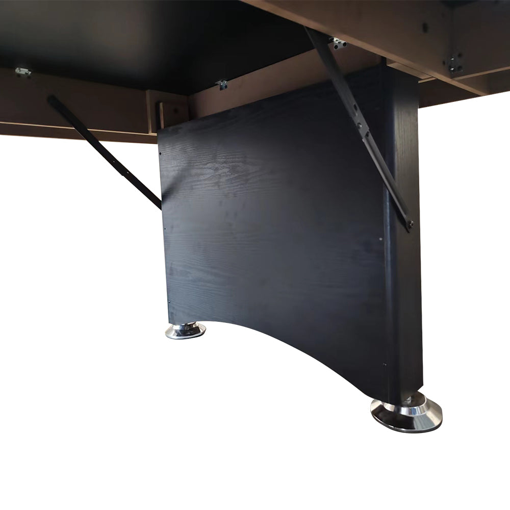 CUETIQ P038 7FT MDF Billiard Table – Foldable / Fixed Option, Black Frame