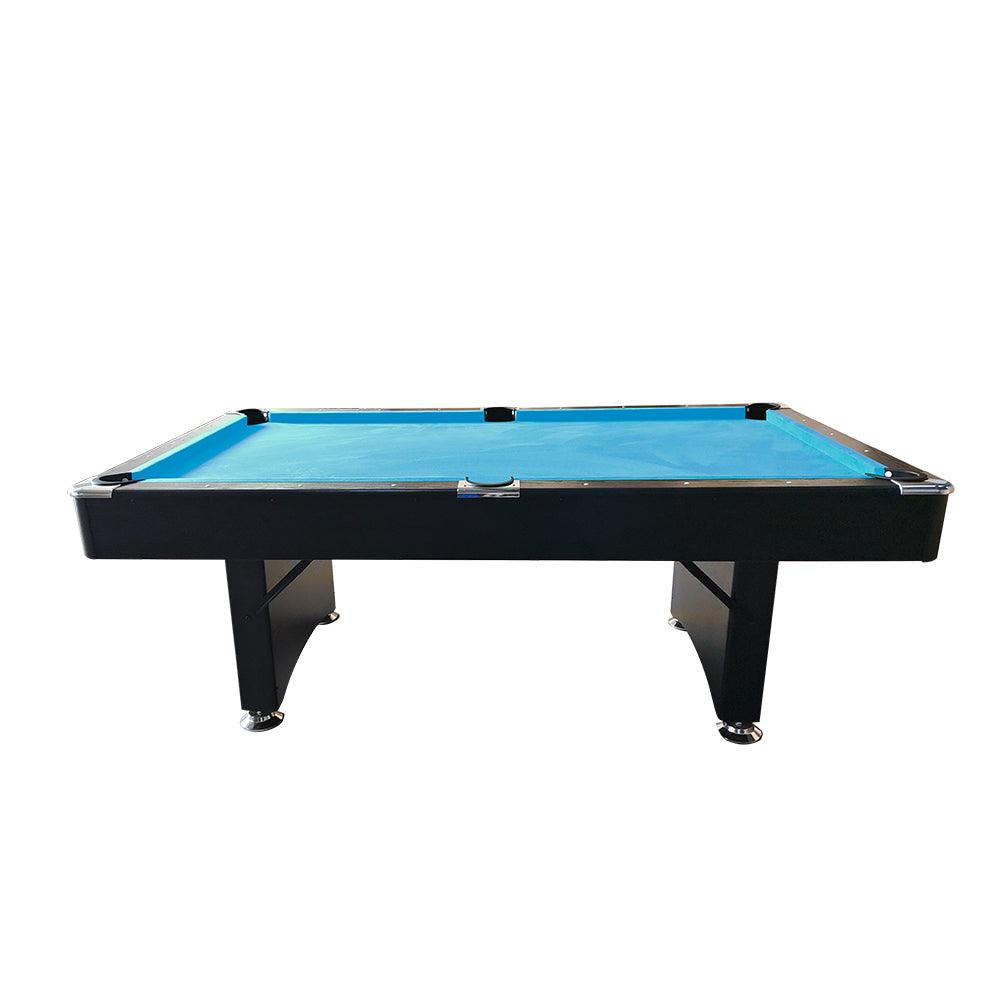 7FT MDF Foldable Billiard Table Black Frame