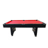 7FT MDF Foldable Billiard Table Black Frame