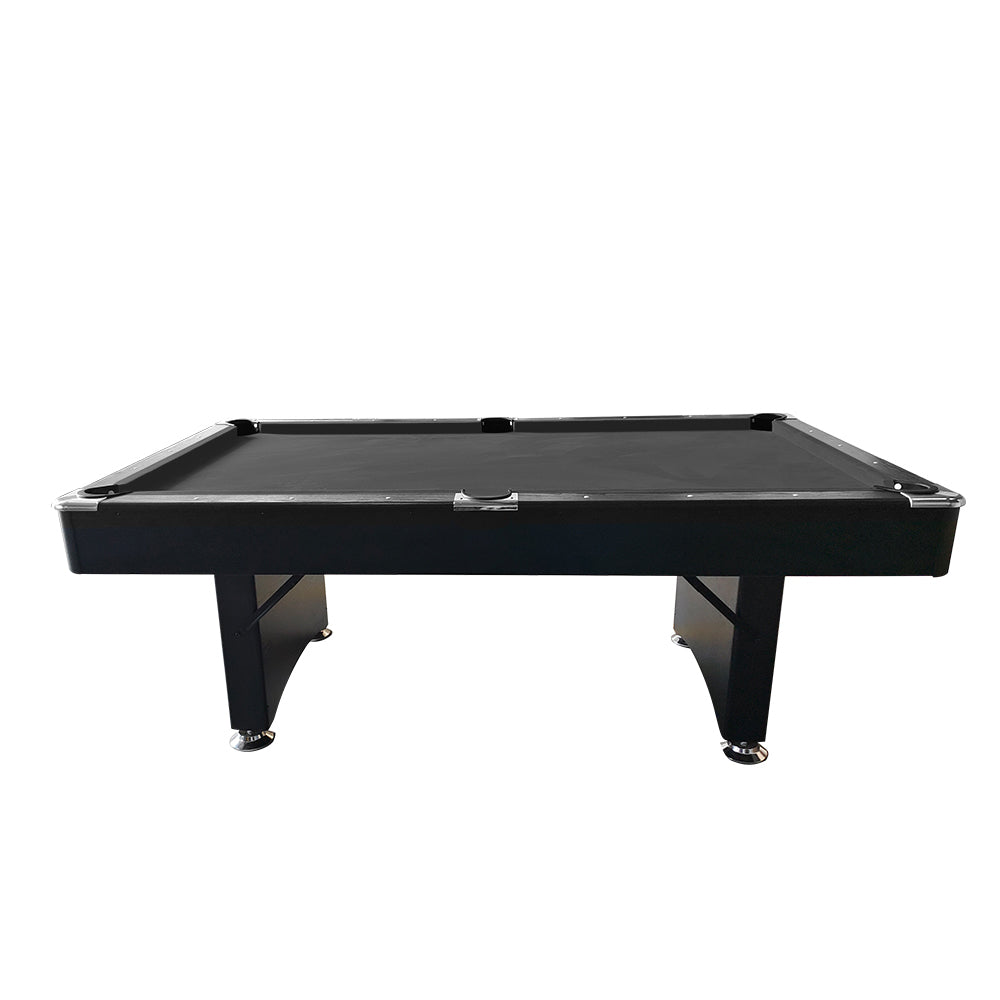 7FT MDF Foldable Billiard Table Black Frame