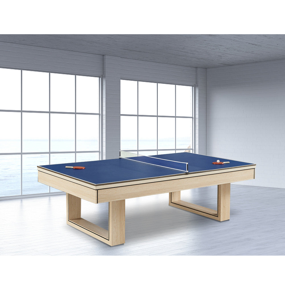 7FT 3-IN-1 Simple Modern Pool Table/Billards Table/Pingpong Table/Dining Table With Free Accessories