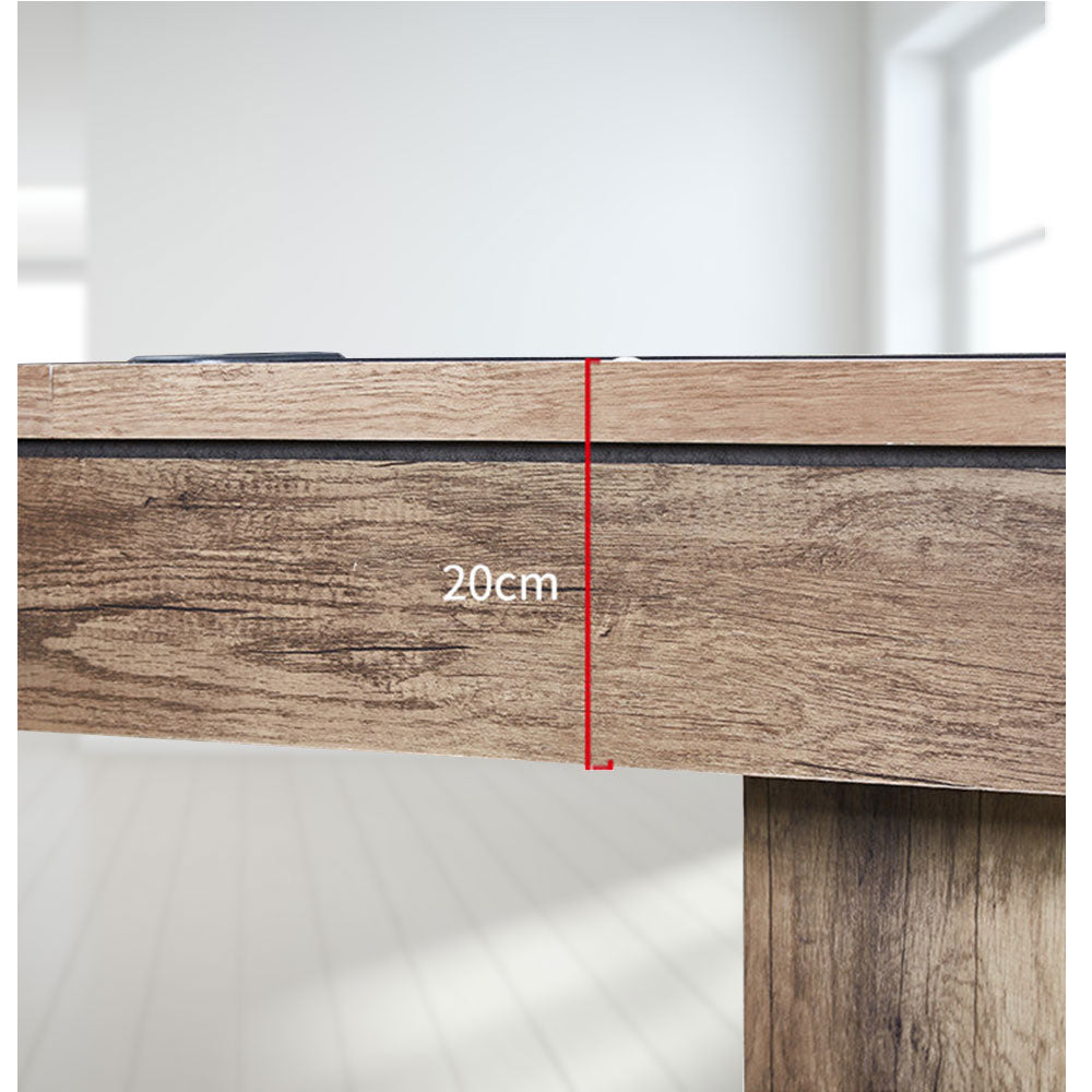 CUETIQ 8FT 3-IN-1 Simple Modern Pool Table/ Billiards Table/ Pingpong Table/ Dining Table with Free Accessories